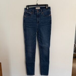 Madewell Medium Blue Skinny Jeans